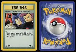 Here Comes Team Rocket! 15/82 Rare Team Rocket Holo 1st Edition Pokemon - Image 3