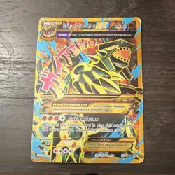 Pokemon Primal Groudon EX Ultra Rare Full Art Holo 97/98 Ancient Origins - Image 2