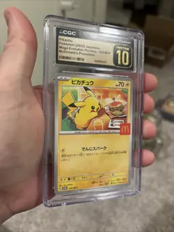 2025 POKEMON JPN MEGA EVOLUTION MCDONALD'S PROMOS #020 PIKACHU CGC 10 PRISTINE - Image 3