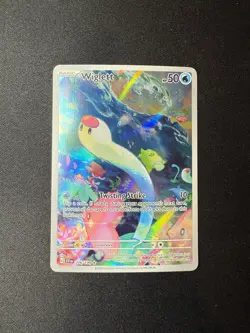Pokemon TCG Wiglett 206/198 Scarlet & Violet Base Illustration Rare Full Art NM - Image 1