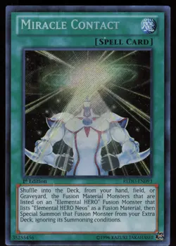 Miracle Contact REDU-EN093 Secret Rare 1st Edition Yu-Gi-Oh - Image 1