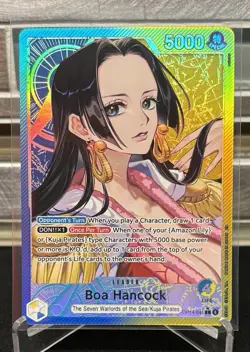 One Piece TCG Azure Sea's Seven Boa Hancock - OP14-041 (Alternate Art) Leader - Image 1