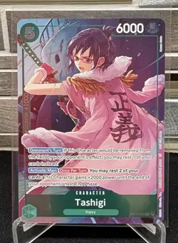 Tashigi OP14-029 Dash Pack Promo The Azure Sea's Seven English One Piece - Image 1