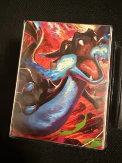 Shiny Mega Charizard X UPC Deck box, Sleeves, Dice, And Coin Pokemon TCG New - Image 3