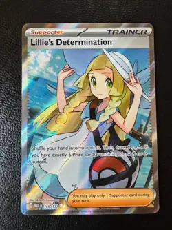 Pokemon TCG Lillie's Determination - Ultra Rare ME01: Mega Evolution 169/132 NM - Image 1
