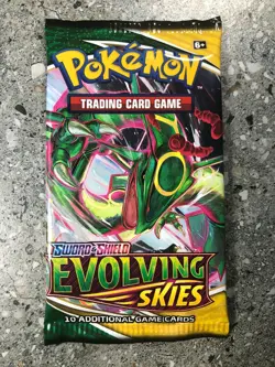 Pokemon TCG 4x (=1 Artset) Evolving Skies Booster Pack Genuine Factory Sealed - Image 4
