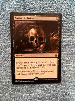 MTG Vampiric Tutor Eternal Masters Regular Mythic Rare #112 NM - Image 1