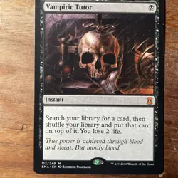 Vampiric Tutor Eternal Masters Regular Card - Image 1