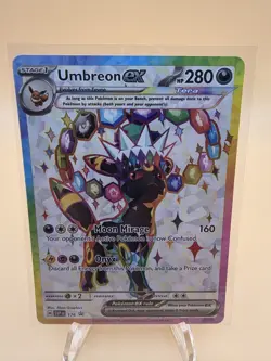 Umbreon ex SVP 176 Scarlet & Violet Prismatic Evolutions Promo TCG Holo - Image 1