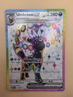 Umbreon ex SVP 176 Scarlet & Violet Prismatic Evolutions Promo TCG Holo - Image 3