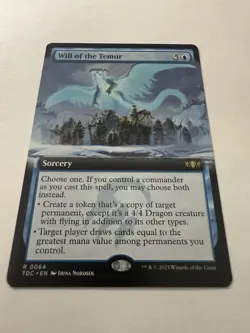 Will of the Temur (Extended Art) Commander: Tarkir: Dragonstorm Regular - Image 1