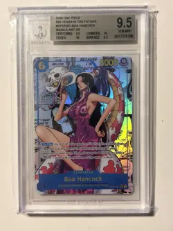 One Piece TCG - OP07-051 Boa Hancock - MANGA - GRADED - BGS 9.5 - ENG GEM MT - Image 1