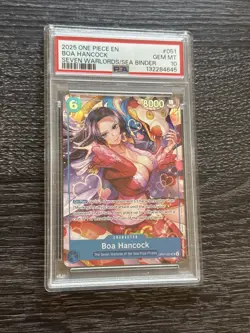 Boa Hancock - One Piece TCG OP07-051 Seven Warlords of Sea Set English PSA 10 - Image 1