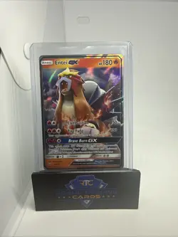 Pokemon TCG Entei GX Holo Ultra Rare Card 10/73 Shining Legends - Image 1