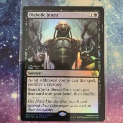 Diabolic Intent (FOIL) x1 - MTG The Brothers' War BRO #89 - Image 1