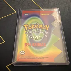 Topps Pokemon Series 3 Die Cut Gengar Blue Label #94 EV06 of 12 - Image 5