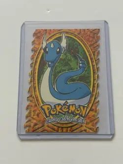 DRAGONAIR #148 11 OF 12 POKEMON EVOLUTION TOPPS DIE CUT EMBOSSED BLUE LABEL - Image 1