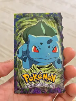 Bulbasaur Blue Label Logo Topps Die Cut - Image 1