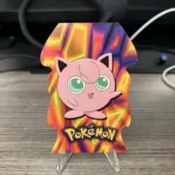 Pokemon Topps Jigglypuff Johto League Champion Die Cut Embossed 39 Blue Label TV - Image 1