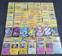 100 Pokemon TCG Bulk Lot | No Duplicates | Holos, Rares, V, EX | Genuine card - Image 2
