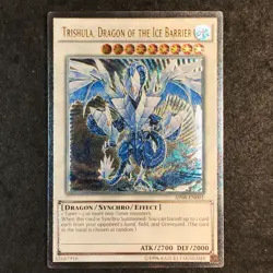 Trishula Dragon Of The Ice Barrier - AP08-EN001 - Ultimate Rare - Image 1