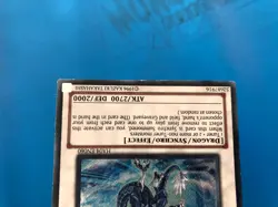 YUGIOH Secret Rare Trishula, Dragon Of The Ice Barrier HA04-EN060 PLAYED - Image 4