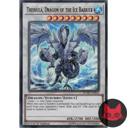 Yugioh Trishula, Dragon of the Ice Barrier DUDE-EN014 Ultra Rare 1st Edition NM - Image 1