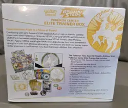 Pokemon TCG Sword Shield Brilliant Stars Pokemon Center Elite Trainer Box SEALED - Image 3