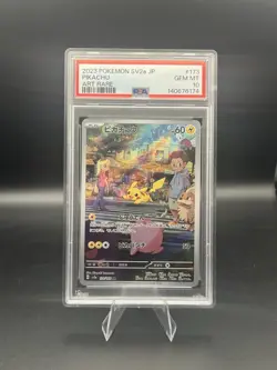 Pikachu AR Art Rare #173/165 PSA 10 Pokemon Japanese Scarlet & Violet 151 - Image 1