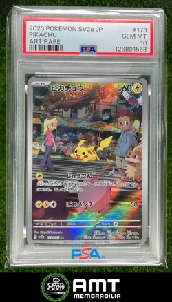 Pikachu PSA 10 2023 Pokemon Scarlet & Violet Card 151 Japanese #173/165 Art Rare - Image 1