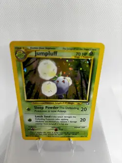 Pokemon TCG Jumpluff Neo Genesis Holo Rare Card 7/111 MP/HP Unlimited - Image 2
