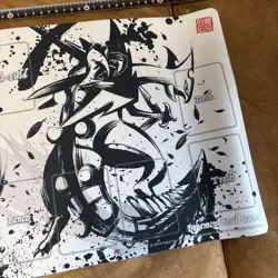 Pokemon Card Rubber Playmat Sumi-e Retsuden Greninja and Mega Sceptile Japan - Image 3