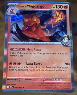 Ethan's Magcargo 036/182 Sv10: Destined Rivals Holo Pokemon Card - Image 1
