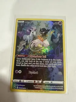 Pokemon Mew TCG Ultra Rare Holo Card Crown Zenith: Galarian Gallery #GG10/GG70 - Image 1