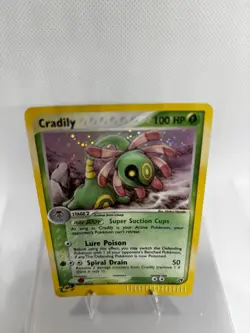Pokemon TCG Cradily Holo Card 3/100 EX Sandstorm Rare Near Mint Condition - Image 2