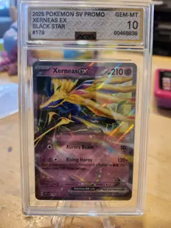 Xerneas ex 179 Sv: Scarlet & Violet Promo Cards Holo AGS 10!! - Image 1