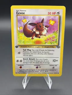 Pokemon TCG Eevee Jungle 1st Edition Card 51/64, Regular Common - Image 1
