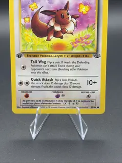 Pokemon TCG Eevee Jungle 1st Edition Card 51/64, Regular Common - Image 3