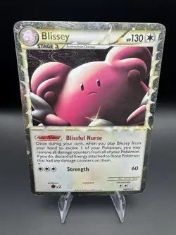 Blissey Prime 106/123 Pokemon TCG HeartGold SoulSilver Holo Rare Card - Image 1