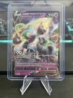 Galarian Rapidash V SWSH111 SWSH: Sword & Shield Promo Cards Holo - Image 1