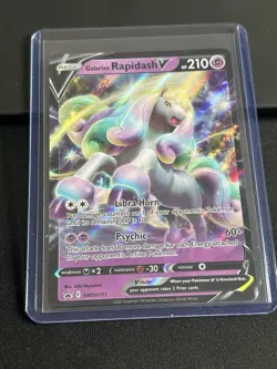 Galarian Rapidash V SWSH111 SWSH: Sword & Shield Promo Cards Holo - Image 3
