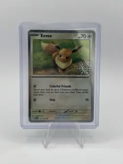 Sealed Holiday Stamped Eevee 133/165 - Pokemon 151 Card - NM - Image 1