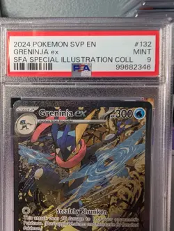 PSA 9 Greninja ex 132 Sv: Scarlet & Violet Promo Cards Holo - Image 2