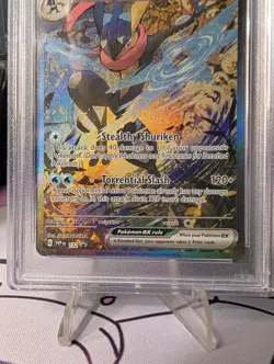 PSA 9 Greninja ex 132 Sv: Scarlet & Violet Promo Cards Holo - Image 3