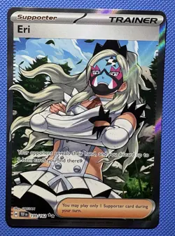 Pokemon Eri 199/162 SV05: Temporal Forces Ultra Rare Full Art Holo Trainer Card - Image 1