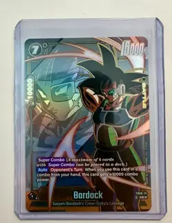 Bardock FB08-111 Gold Alternate Art Saiyan's Pride Dragon Ball English Card - Image 3