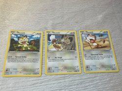 Lot of Pokemon MEOWTH Holo or Not Rare Collecting Cards - includes all 3 - VERY - Image 1