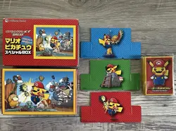 Pokemon Center MARIO PIKACHU Box Set w/ Sleeves and Dividers 2016 (No Cards) - Image 1