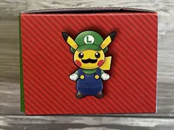 Pokemon Center MARIO PIKACHU Box Set w/ Sleeves and Dividers 2016 (No Cards) - Image 5