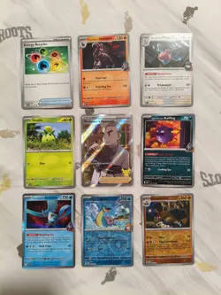 Pokemon 9 Card Bulk Lot | 1 Holo + 8 Common - Authentic TCG Collection (7) - Image 1